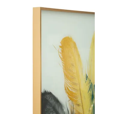 PANEL SZKLANY Z RAMĄ FEATHERS 120 3,5 80 cm